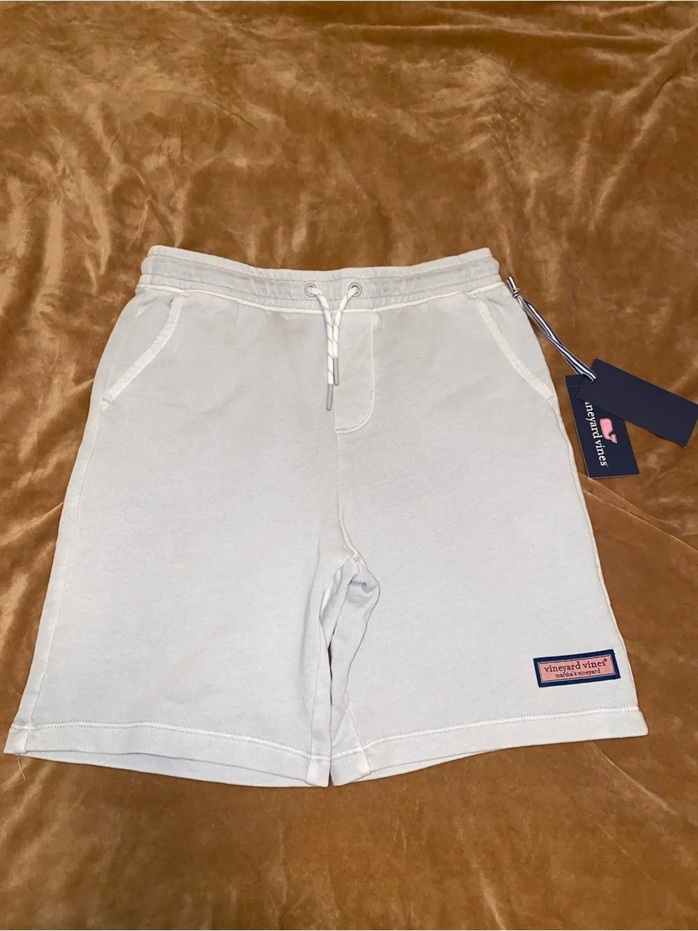Vineyard Vines Boys Navy & Light Blue Athletic Shorts